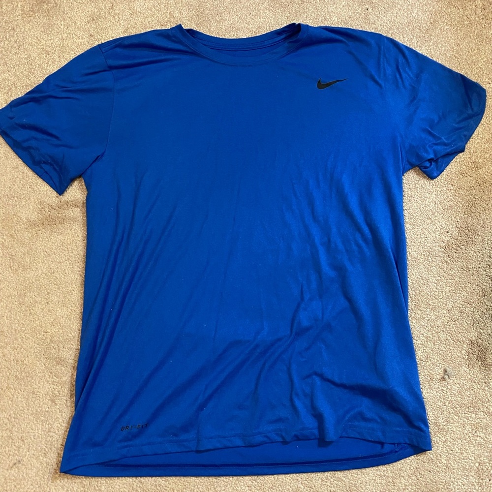 Nike Dri Fit blue tee